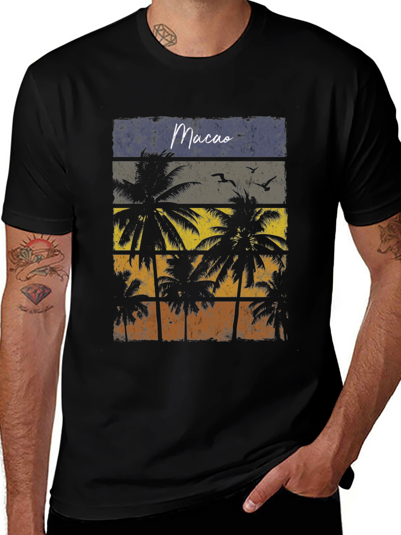 Macao Palm Tree T-Shirt