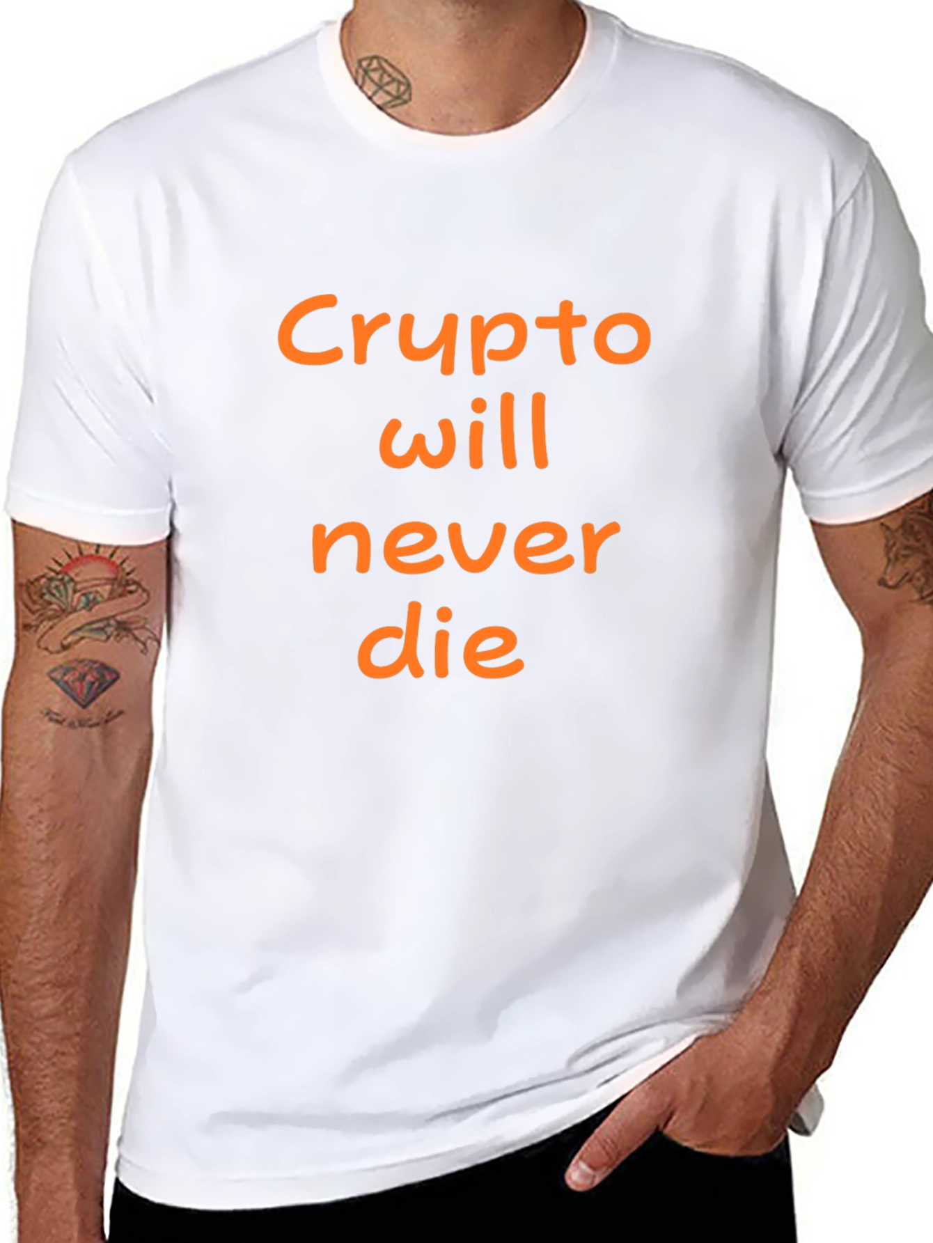 Crypto Will Never Die Graphic Tee