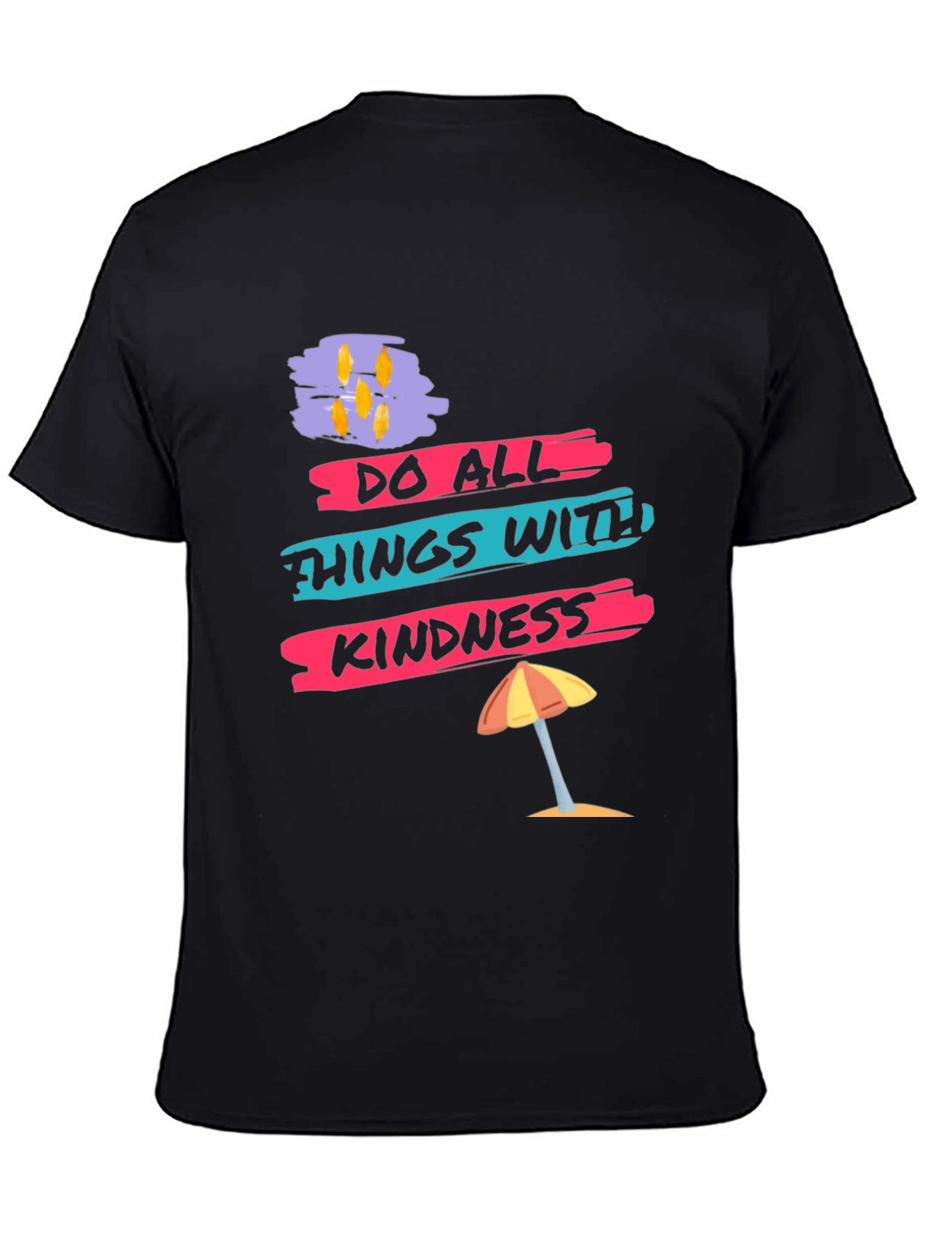 Kindness Graphic Tee - Mens Black T-Shirt