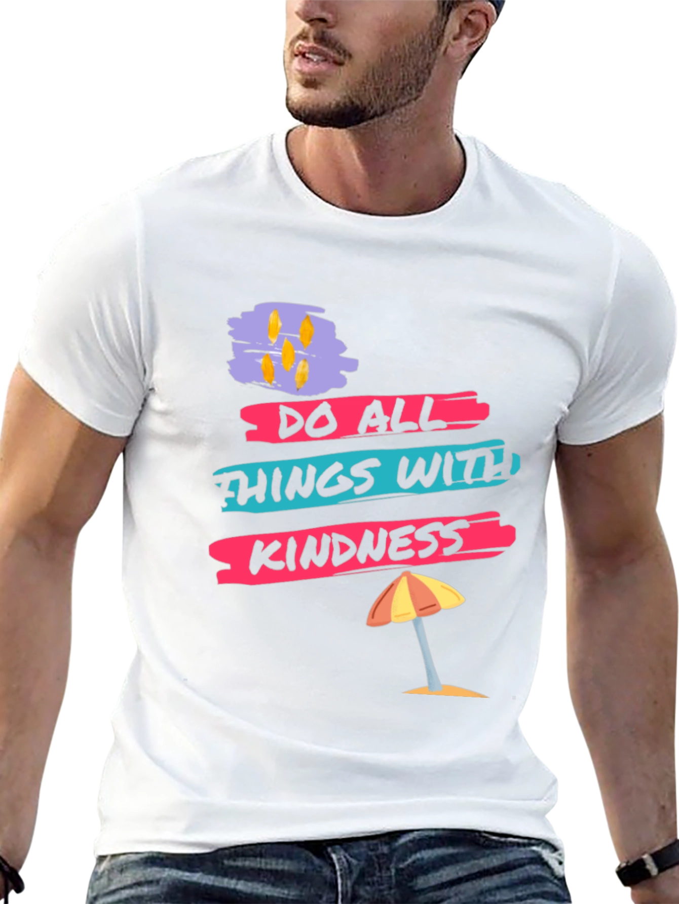 Kindness Graphic Tee - Mens Black T-Shirt