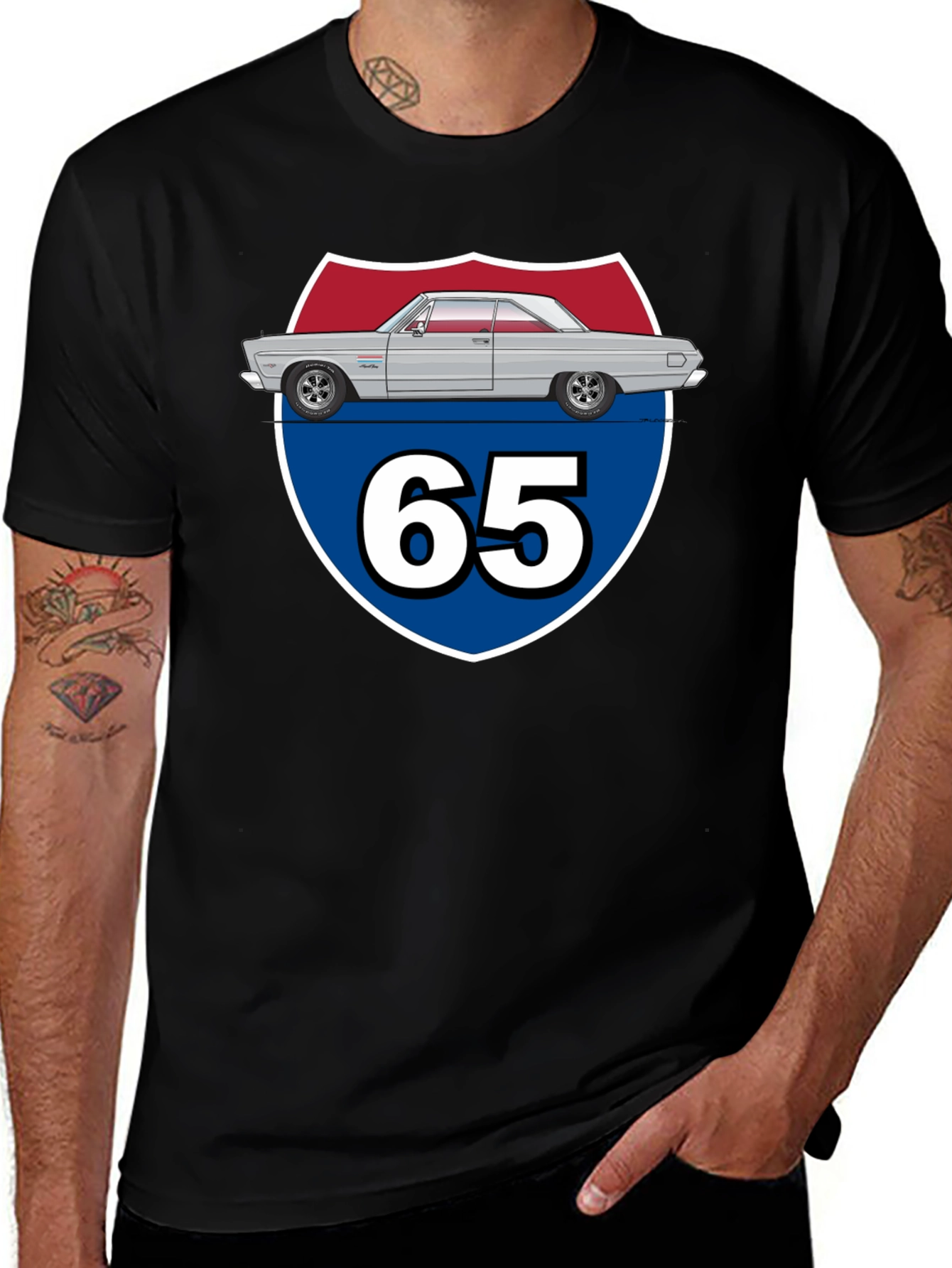 Classic 65 Car T-Shirt