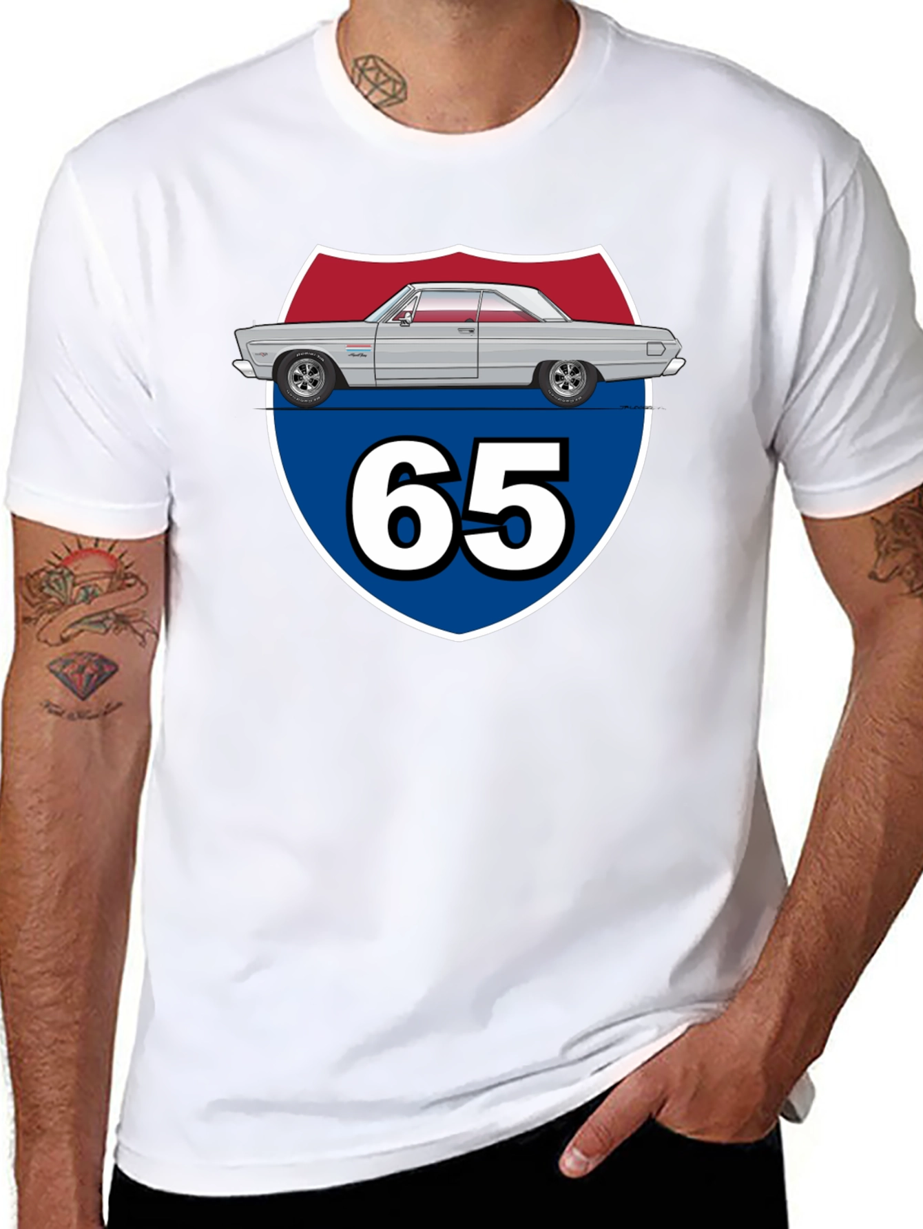 Classic 65 Car T-Shirt