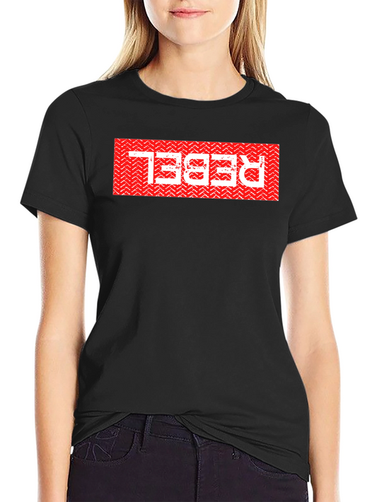 Rebel Graphic Tee - Bold Red Design