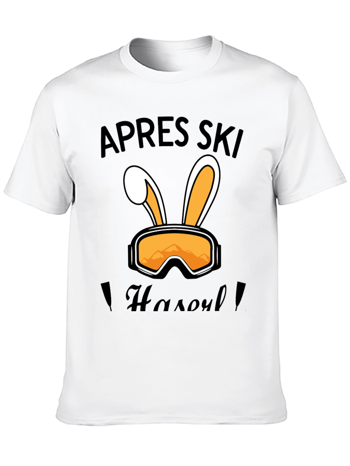 Apres Ski Hasoul T-Shirt - Bunny Goggles Design