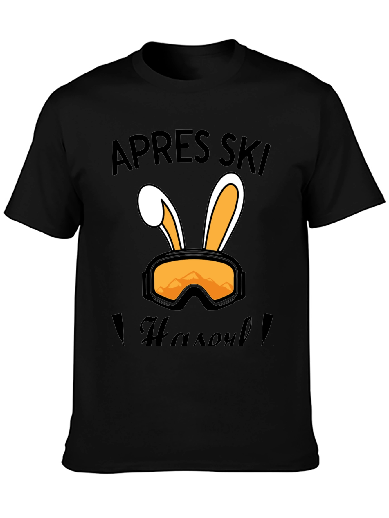 Apres Ski Hasoul T-Shirt - Bunny Goggles Design
