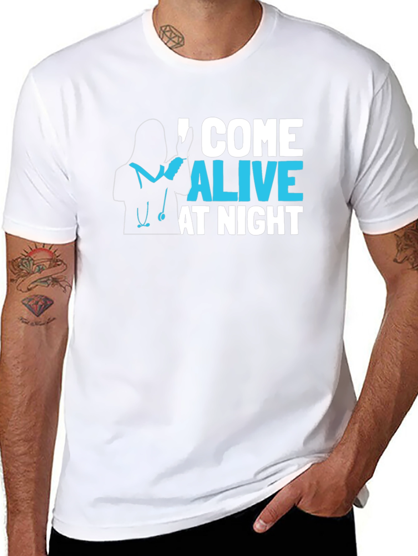 I Come Alive At Night Graphic T-Shirt