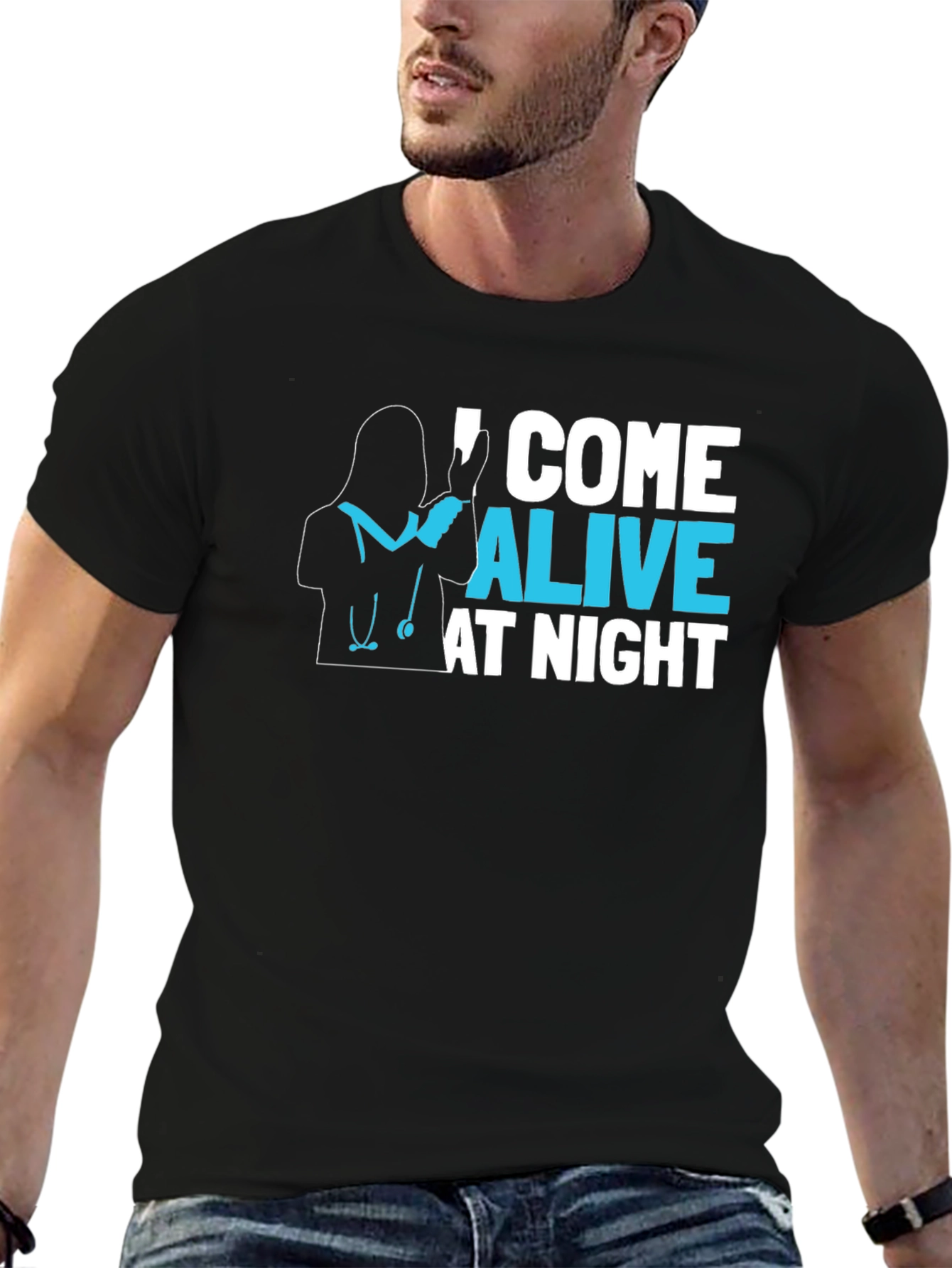I Come Alive At Night Graphic T-Shirt