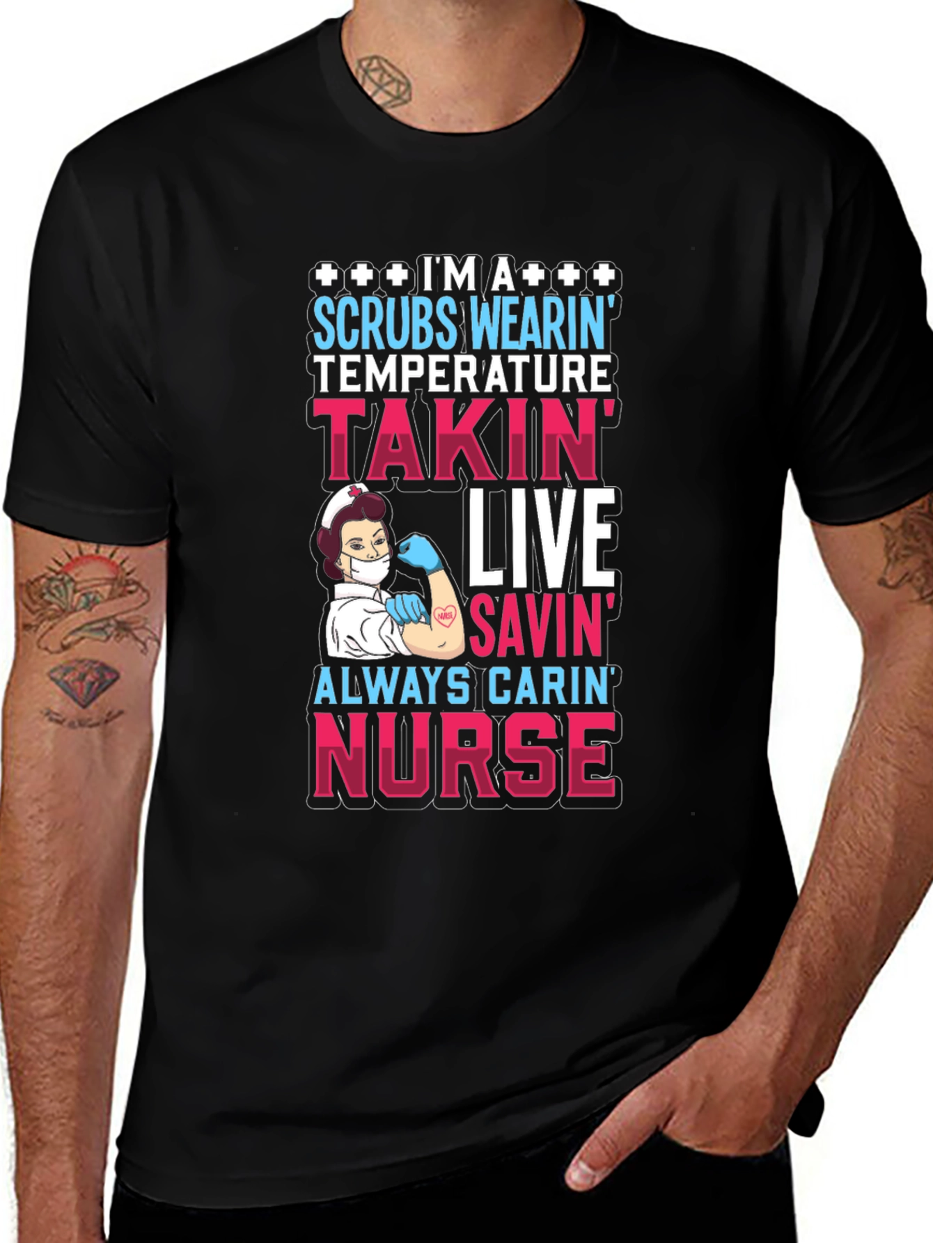 Nurse Graphic T-Shirt - Scrub Life