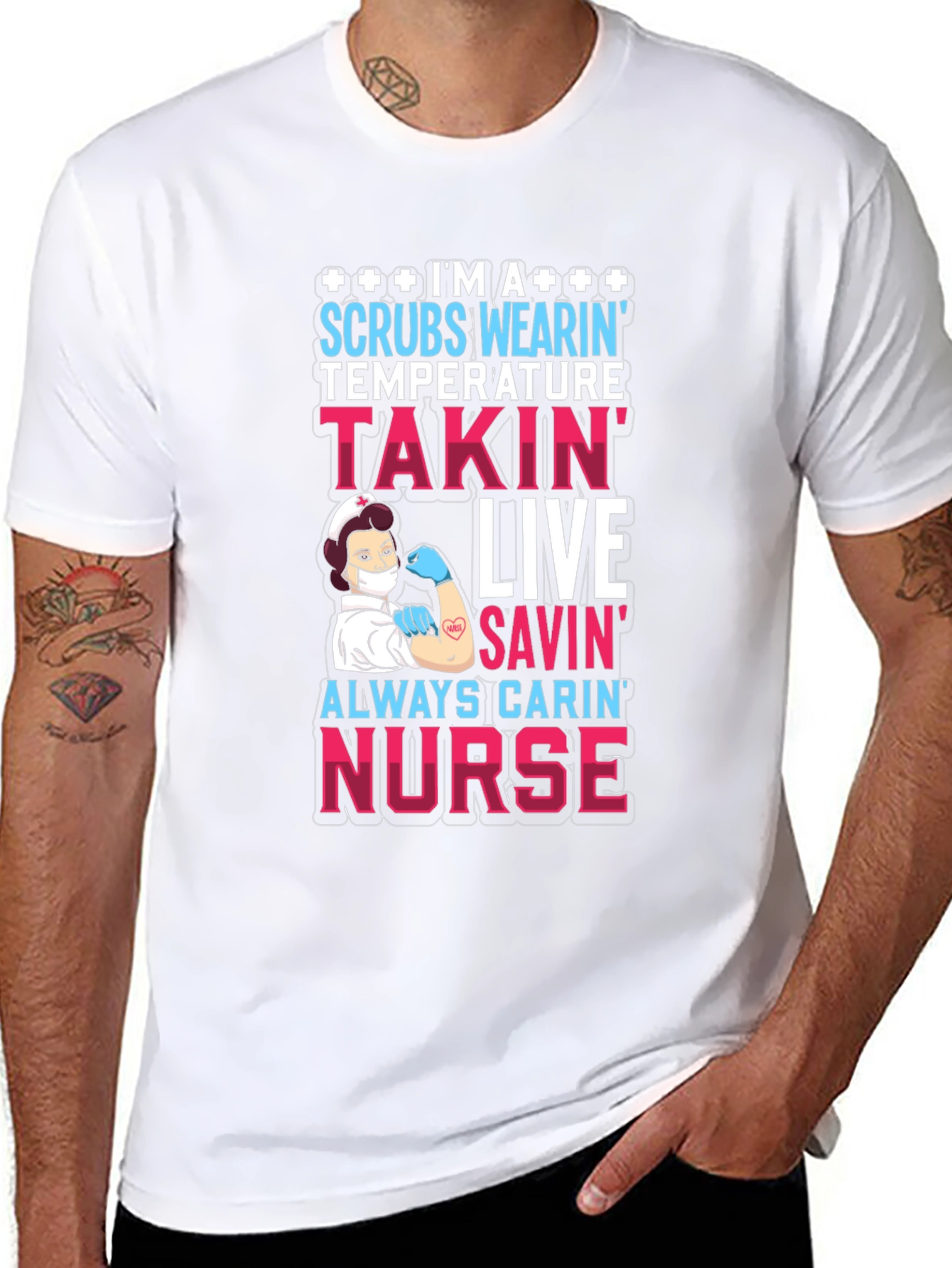 Nurse Graphic T-Shirt - Scrub Life