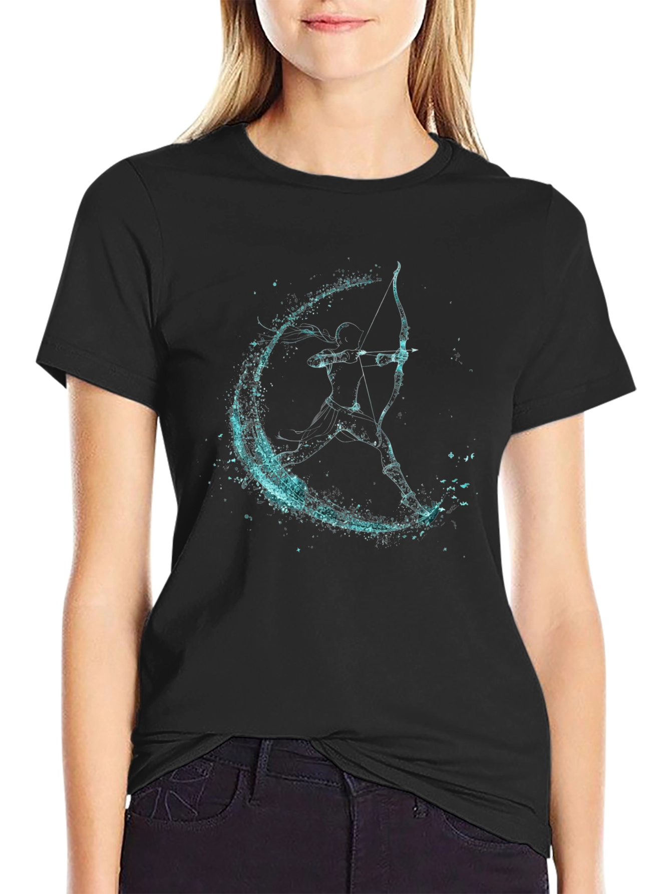 Archer Graphic Tee - Mens Black T-Shirt