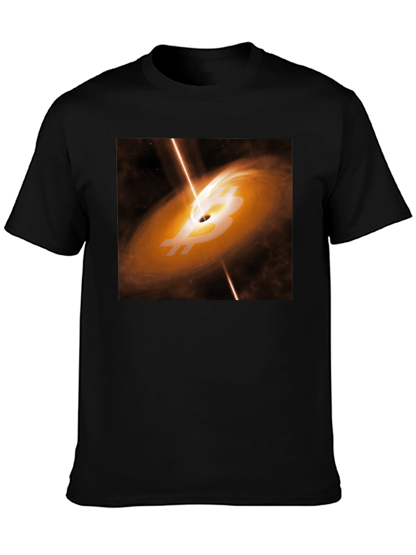 Bitcoin Black Hole T-Shirt Crypto Tee