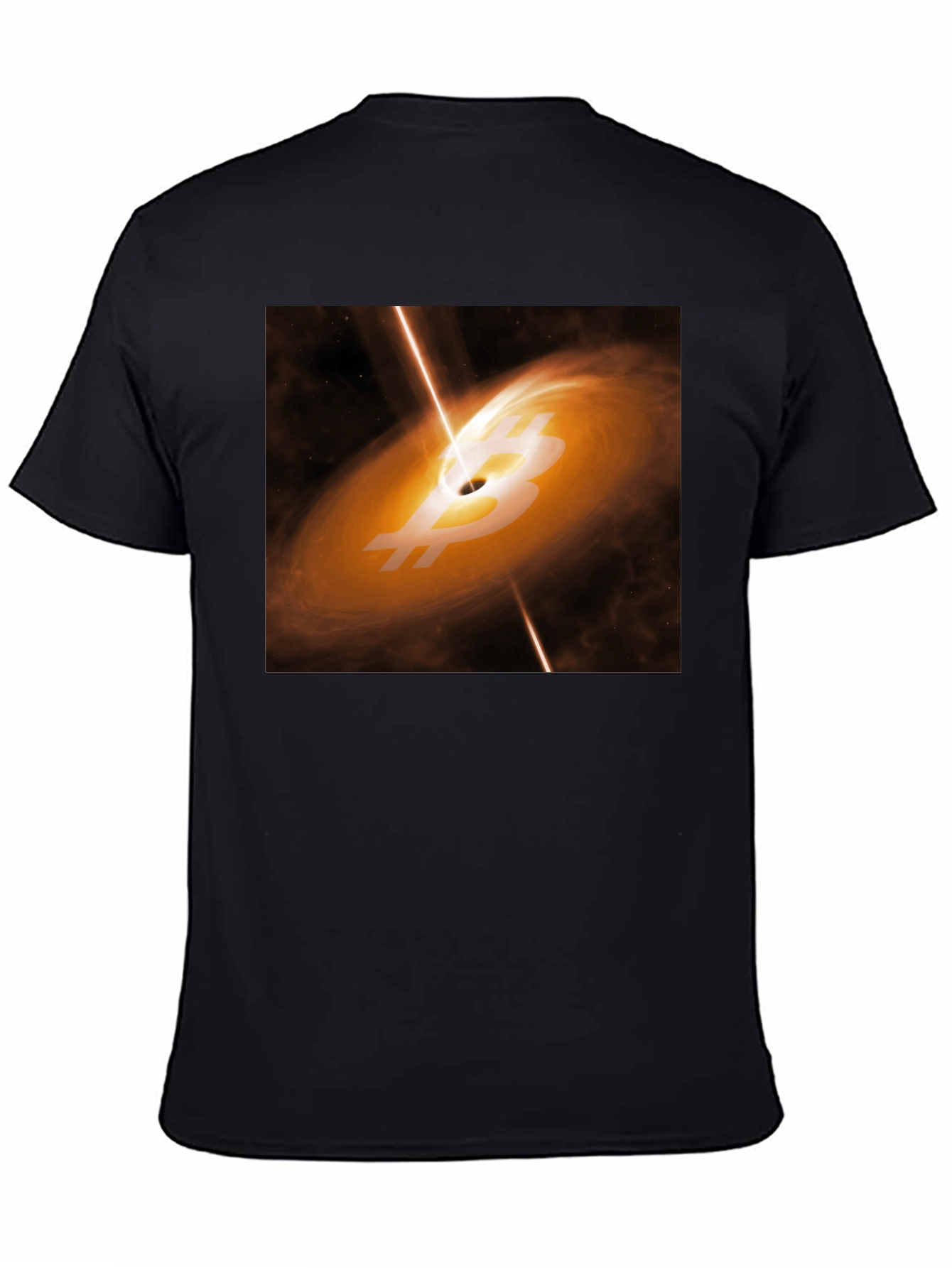 Bitcoin Black Hole T-Shirt Crypto Tee