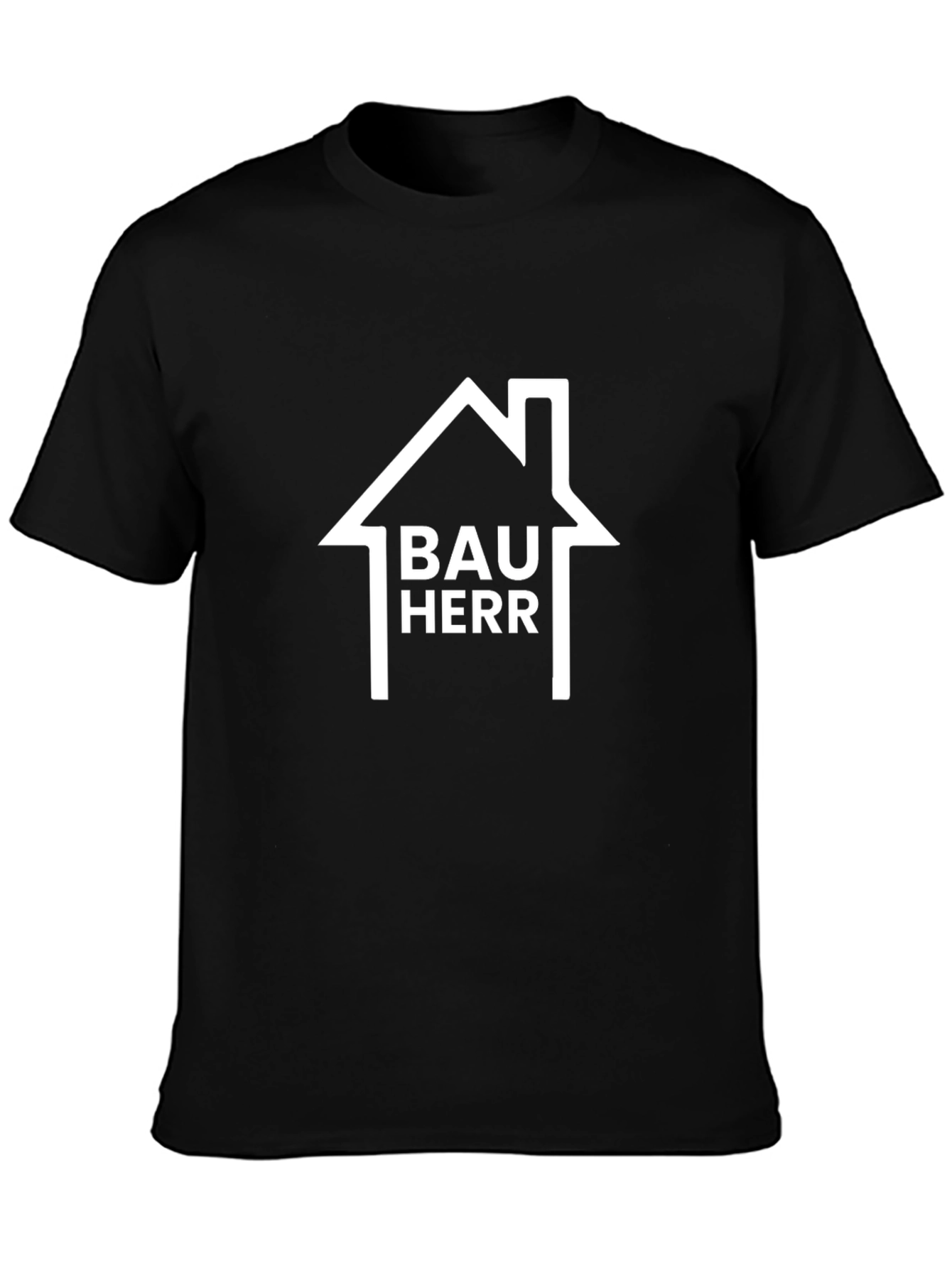Bauherr Graphic T-Shirt - Black Crew Neck