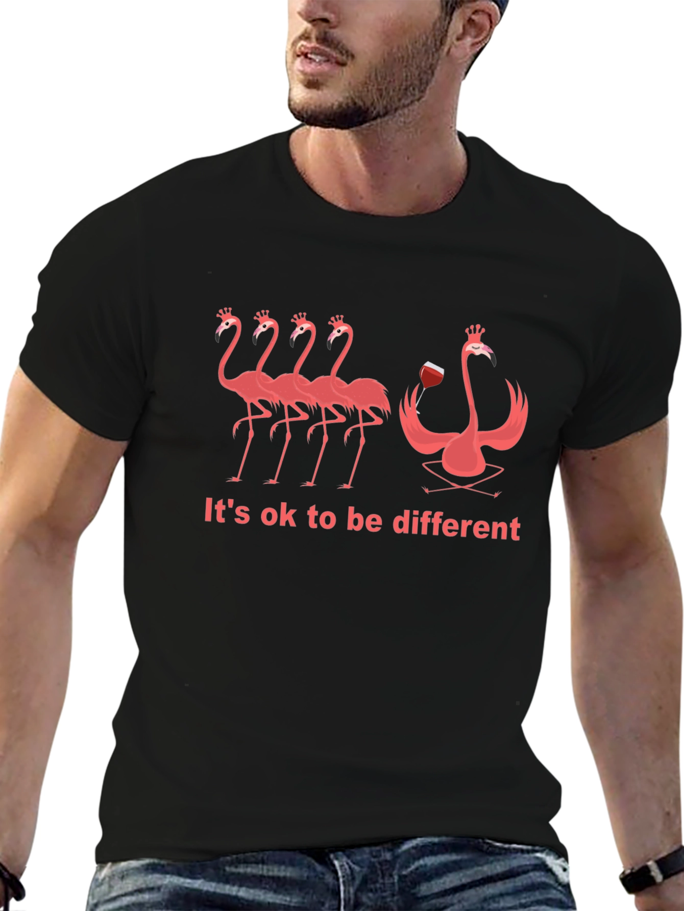 Unique Flamingo T-Shirt: Be Different!