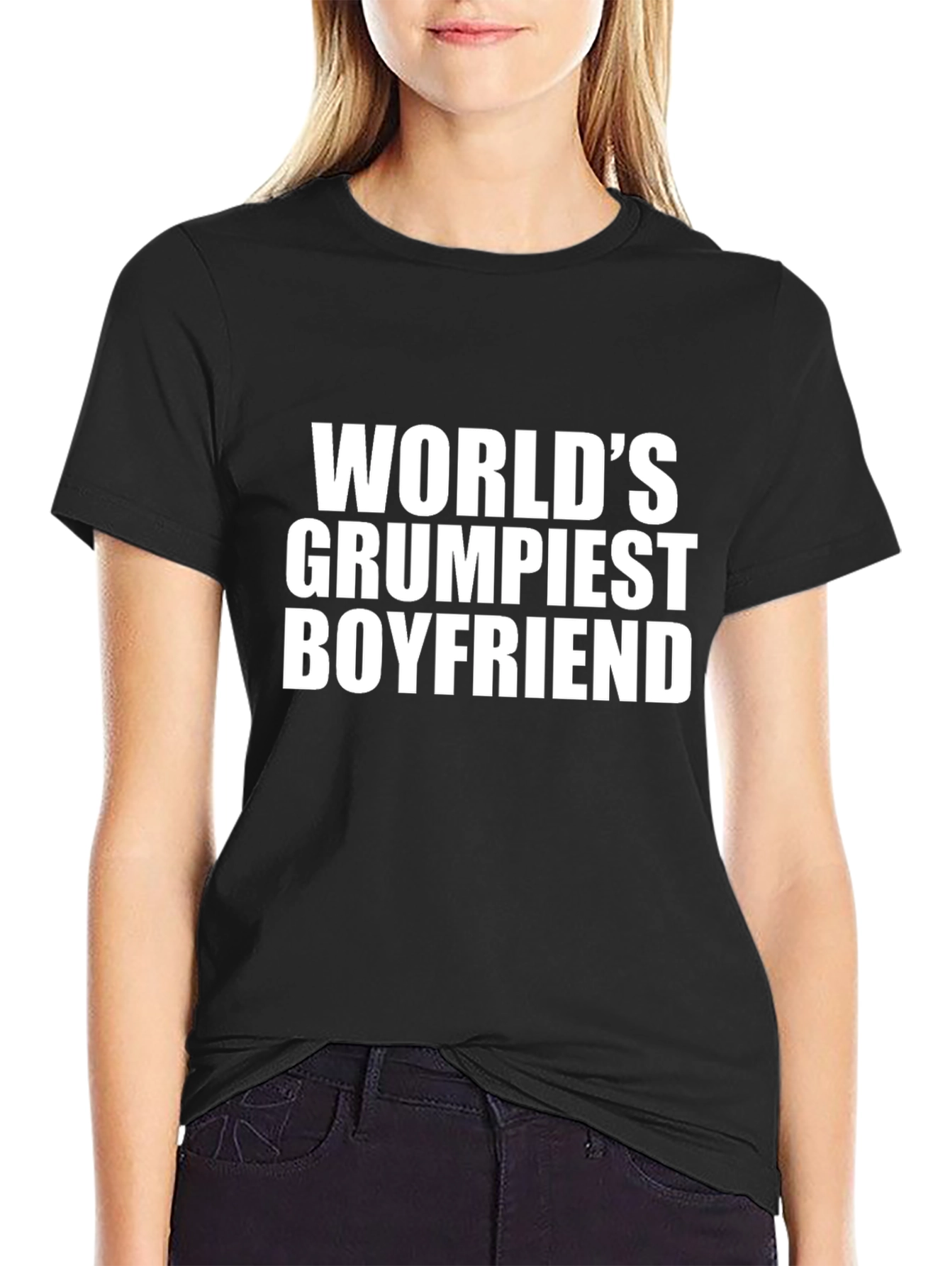 Worlds Grumpiest Boyfriend T-Shirt - Funny Novelty Tee