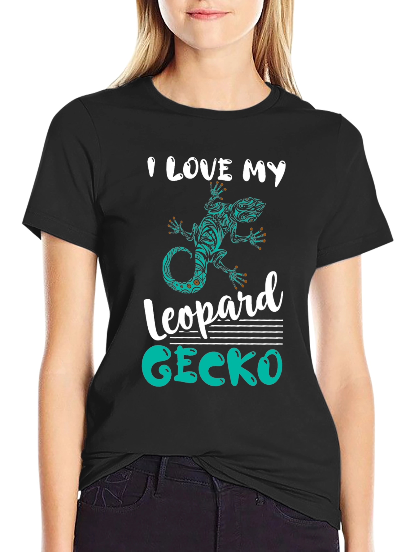 I Love My Leopard Gecko Graphic T-Shirt