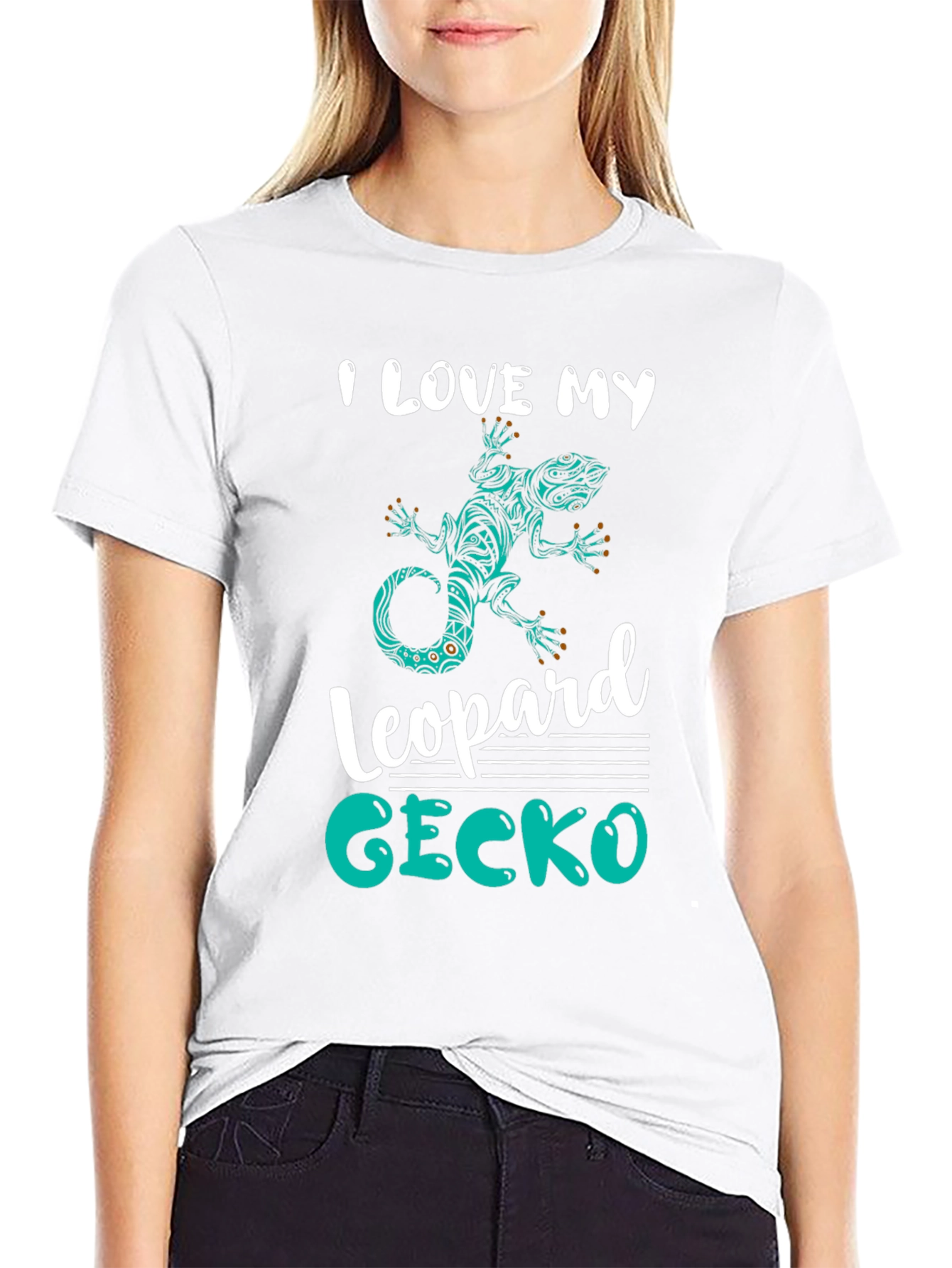 I Love My Leopard Gecko Graphic T-Shirt