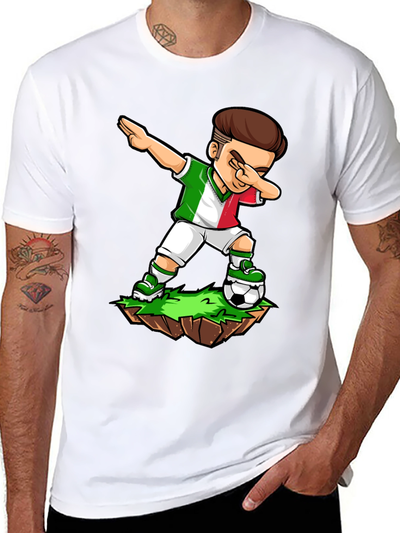 Italy Soccer Dab T-Shirt