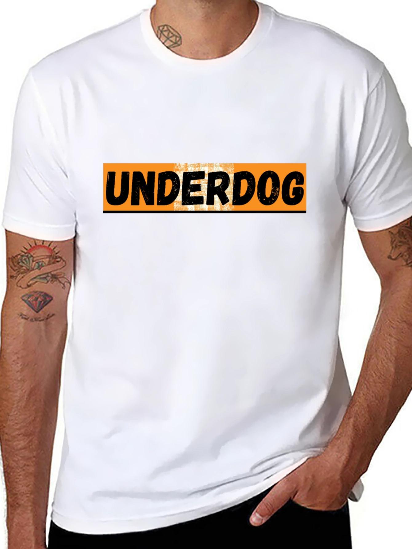 Underdog Graphic Tee - Mens Black T-Shirt