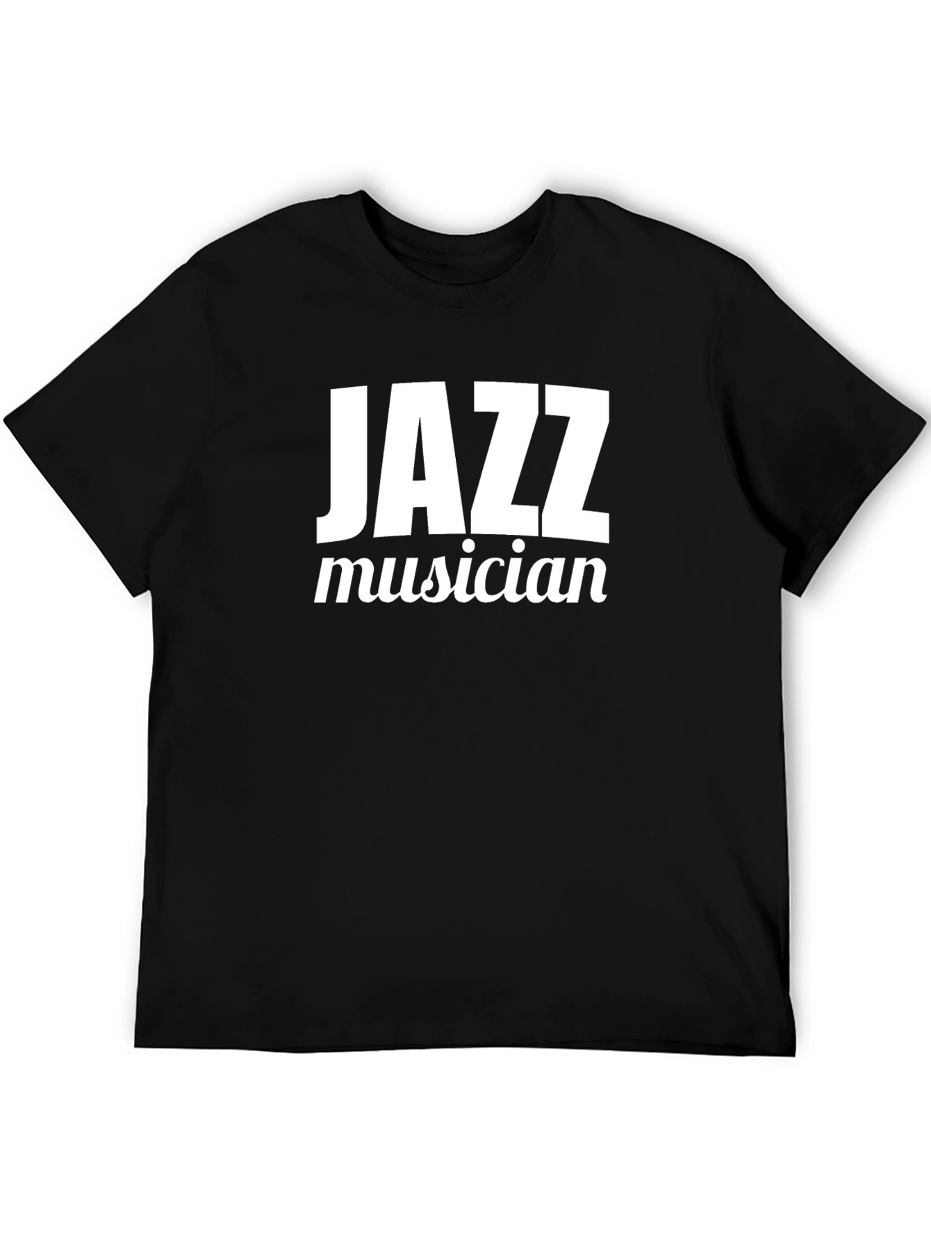 Jazz Musician Black T-Shirt