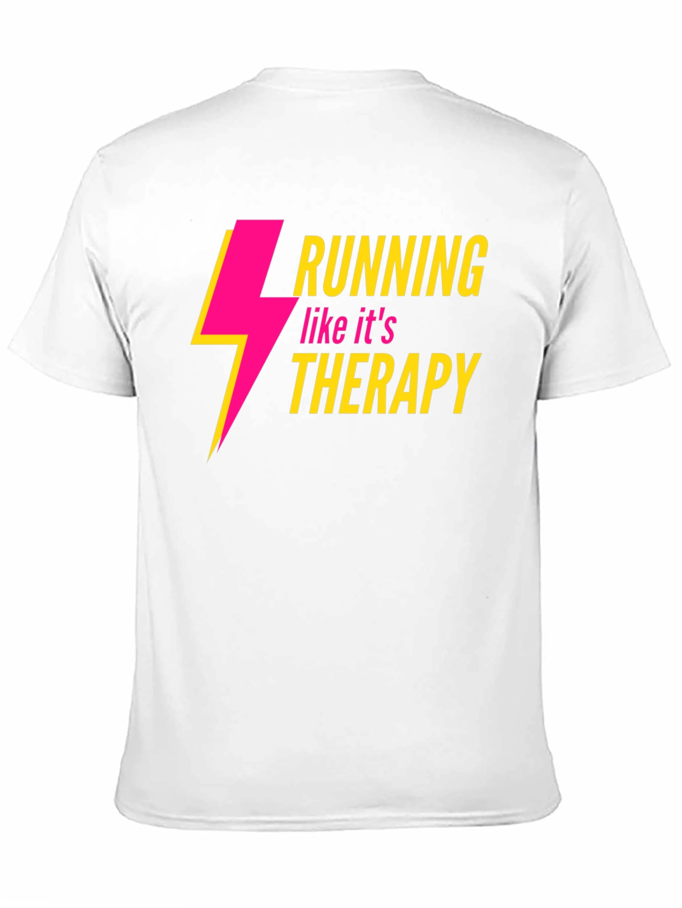 Running Therapy Graphic Tee - Stylish Black Shirt