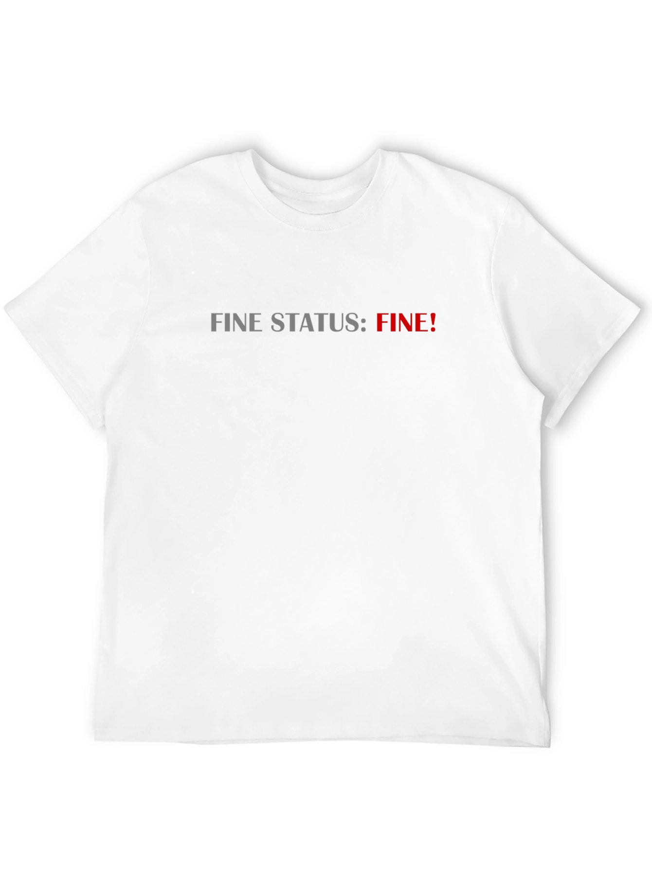 Fine Status Fine Black T-Shirt