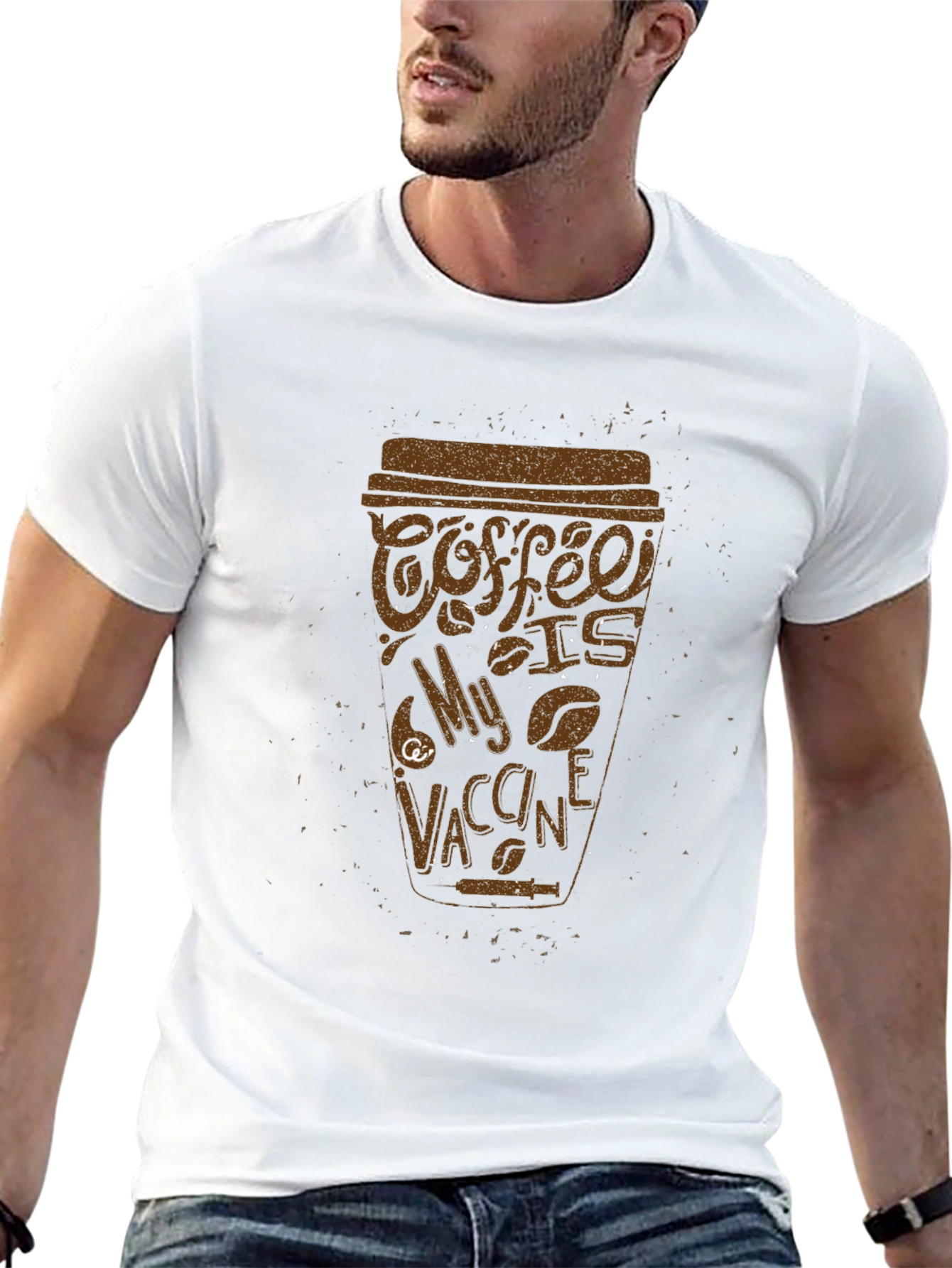 Coffee is My Vaccine Graphic Tee