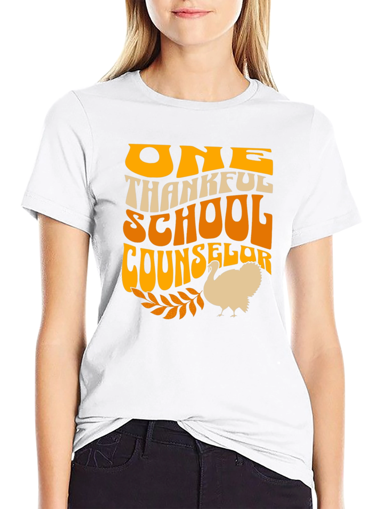 Thankful School Counselor Thanksgiving T-Shirt
