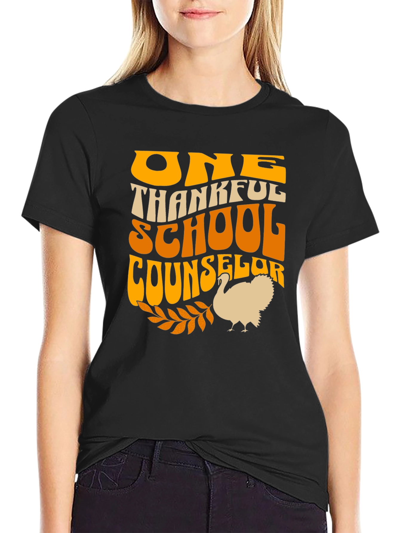Thankful School Counselor Thanksgiving T-Shirt
