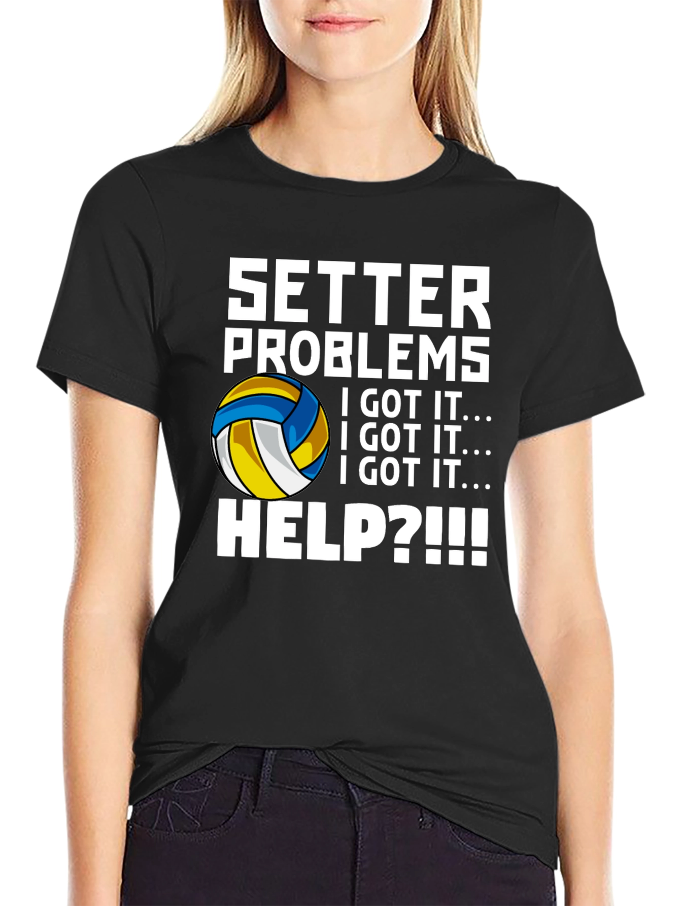 Setter Problems Volleyball T-Shirt