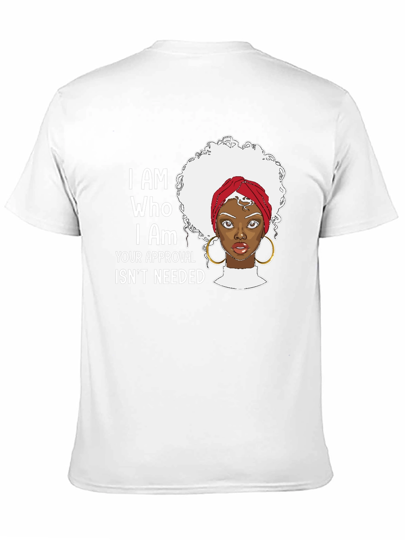 I AM WHO I AM Black Pride Graphic T-Shirt