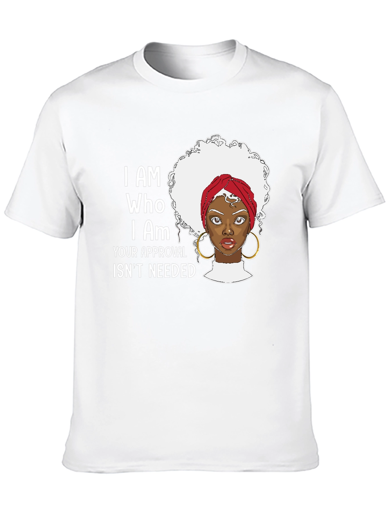 I AM WHO I AM Black Pride Graphic T-Shirt