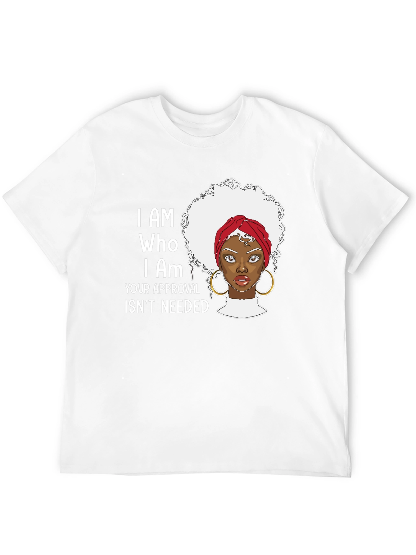 I AM WHO I AM Black Pride Graphic T-Shirt