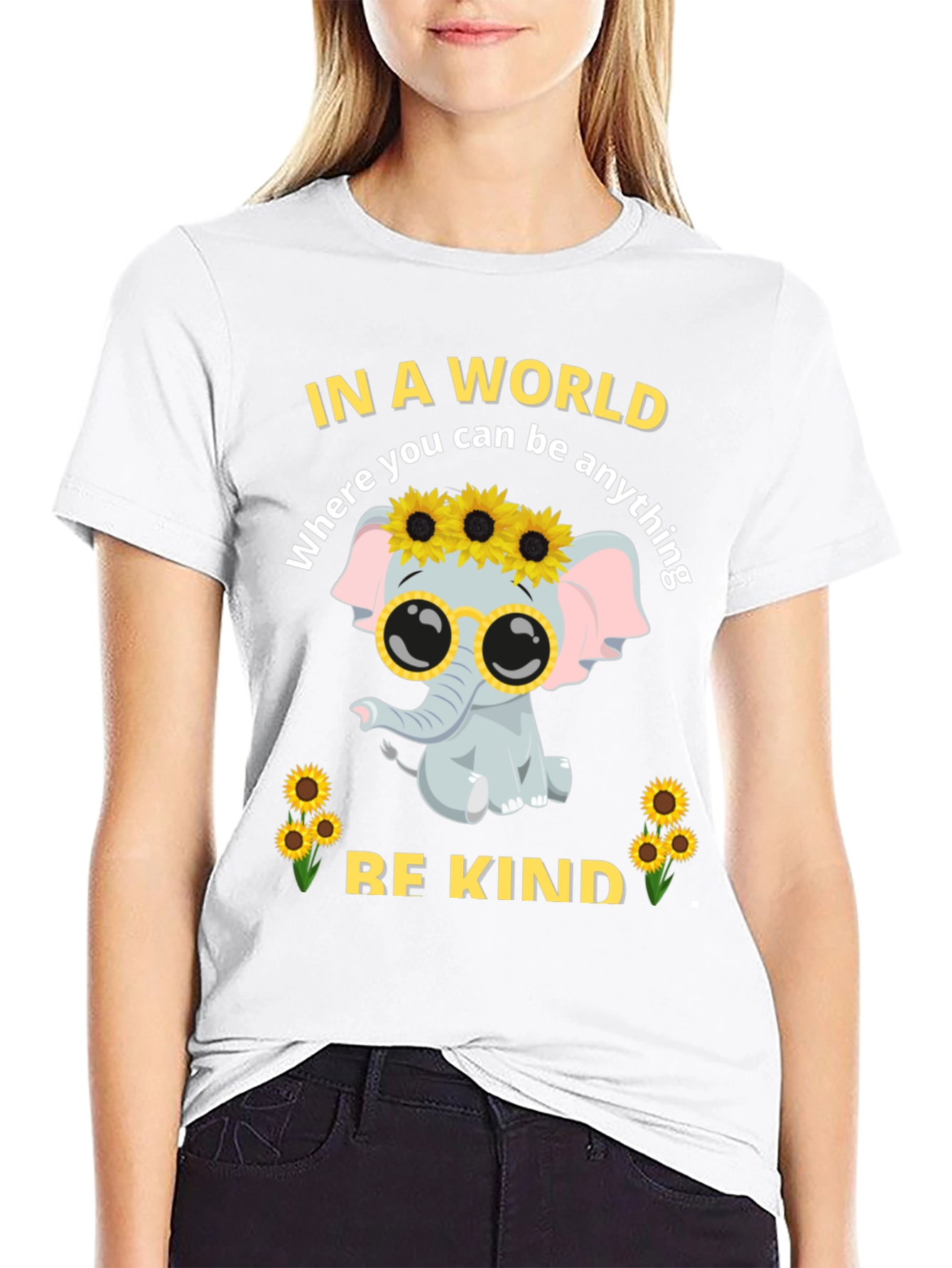 Be Kind Elephant Graphic Tee