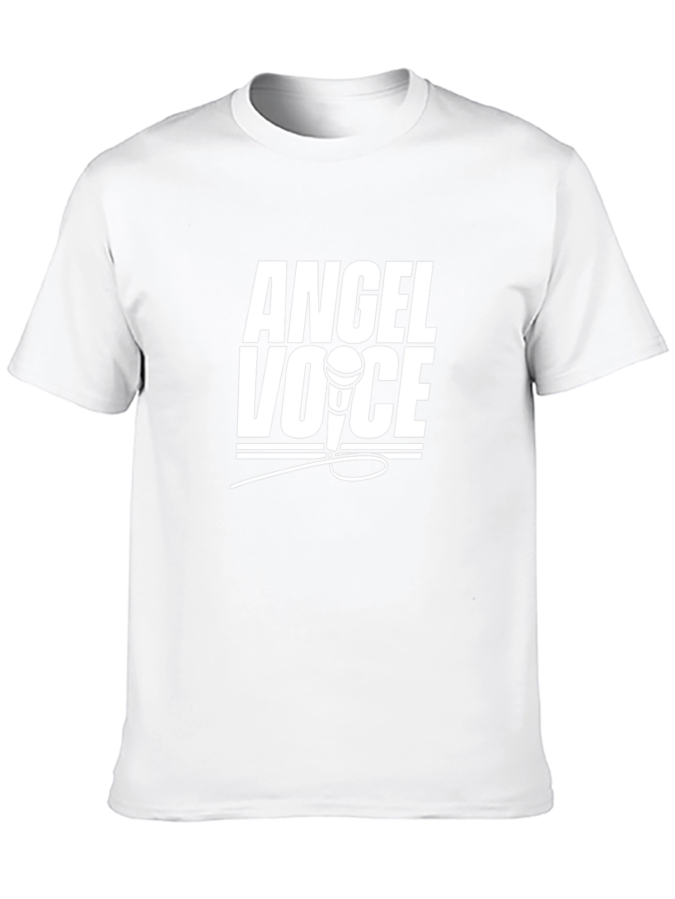 Angel Voice Graphic T-Shirt - Black