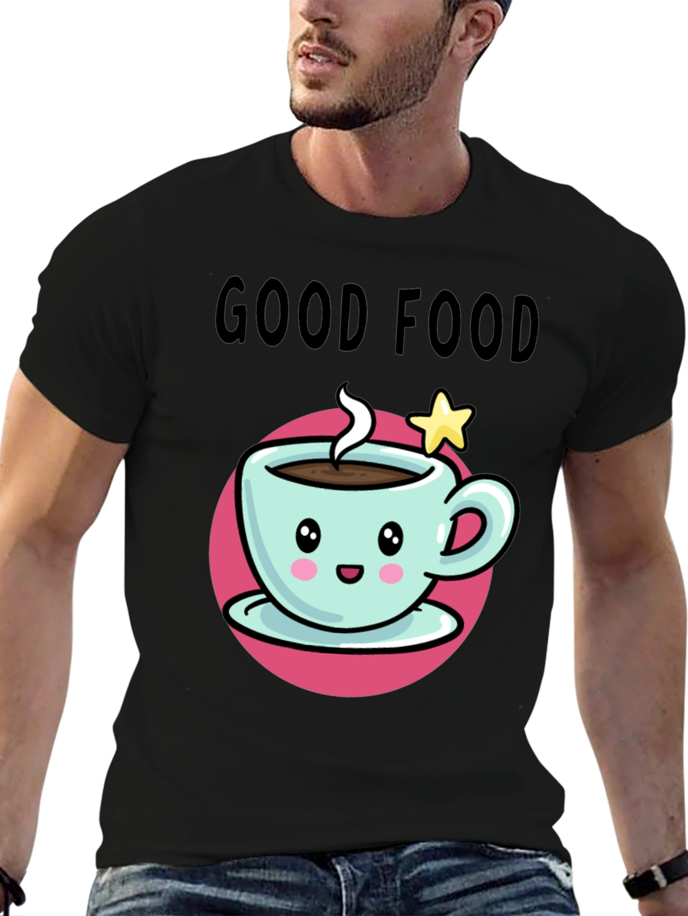 Good Food Kawaii Coffee T-Shirt