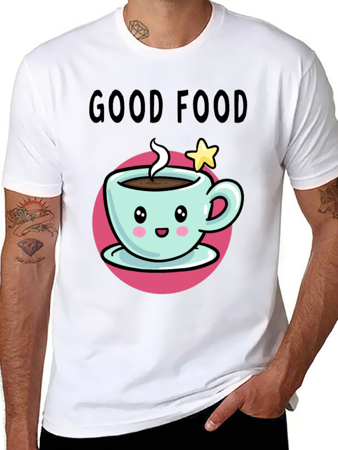 Good Food Kawaii Coffee T-Shirt
