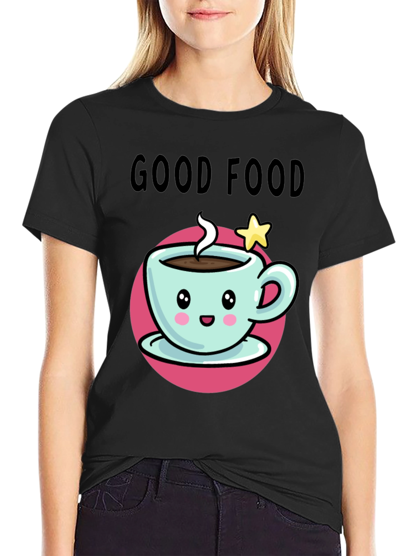 Good Food Kawaii Coffee T-Shirt