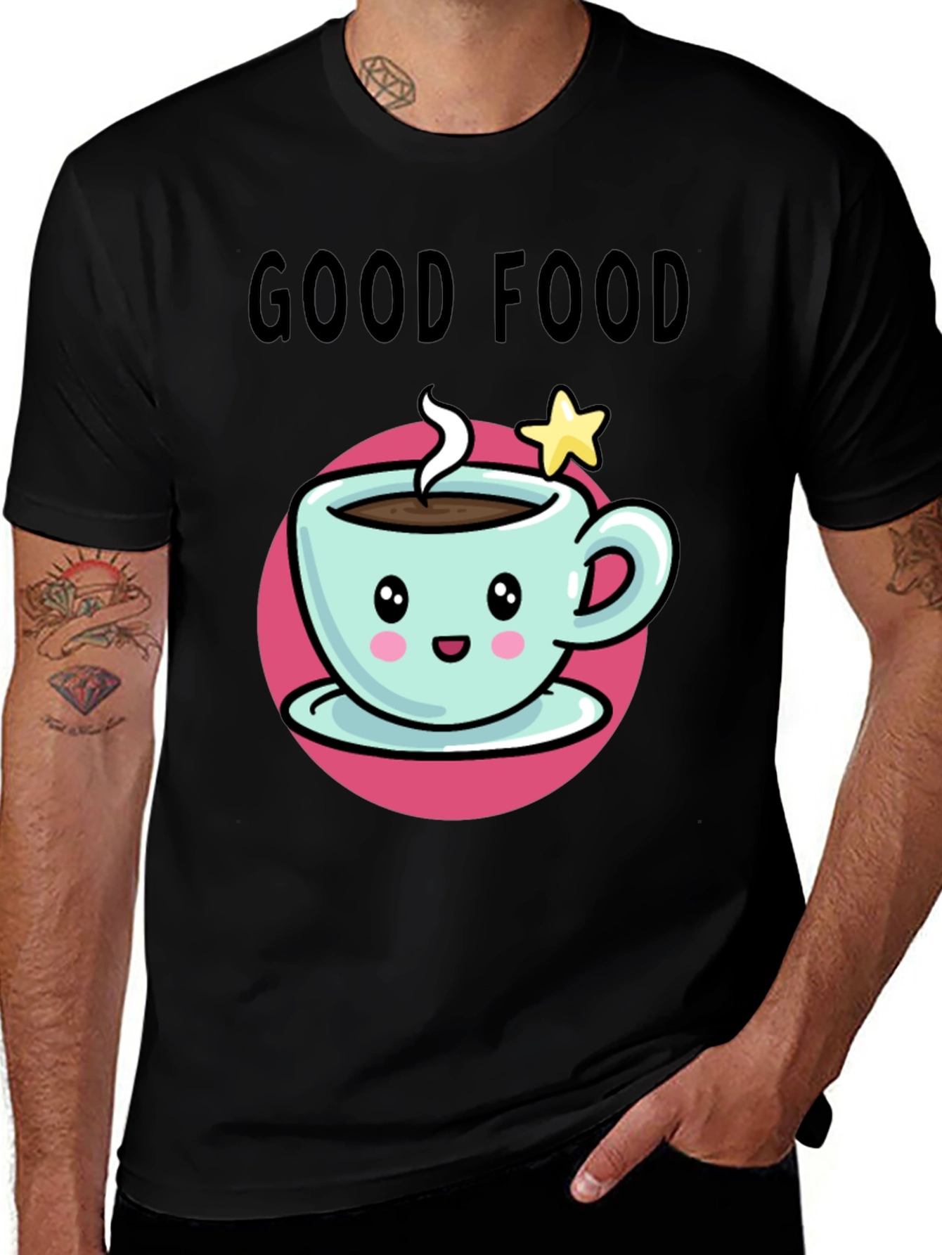 Good Food Kawaii Coffee T-Shirt