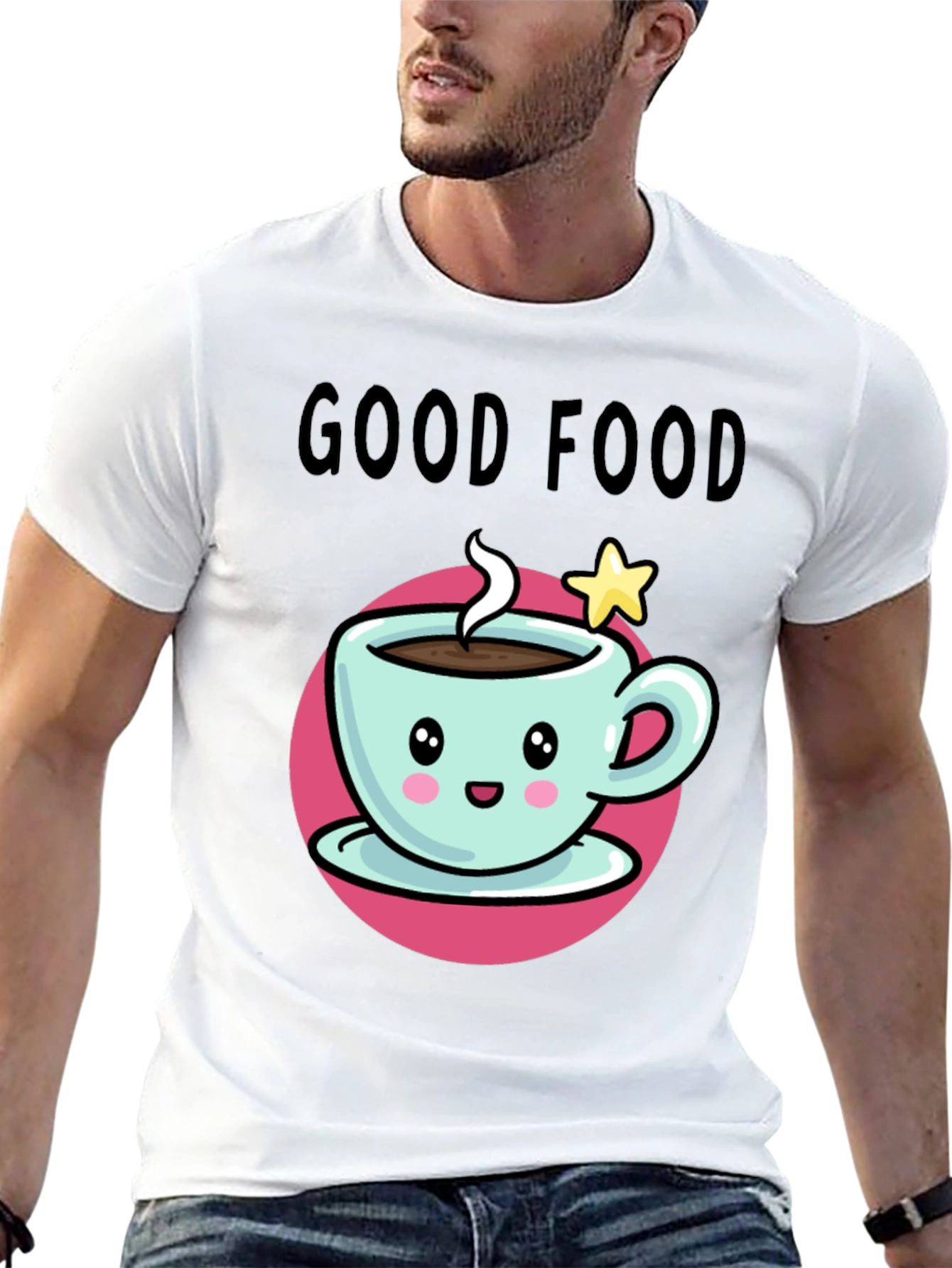 Good Food Kawaii Coffee T-Shirt