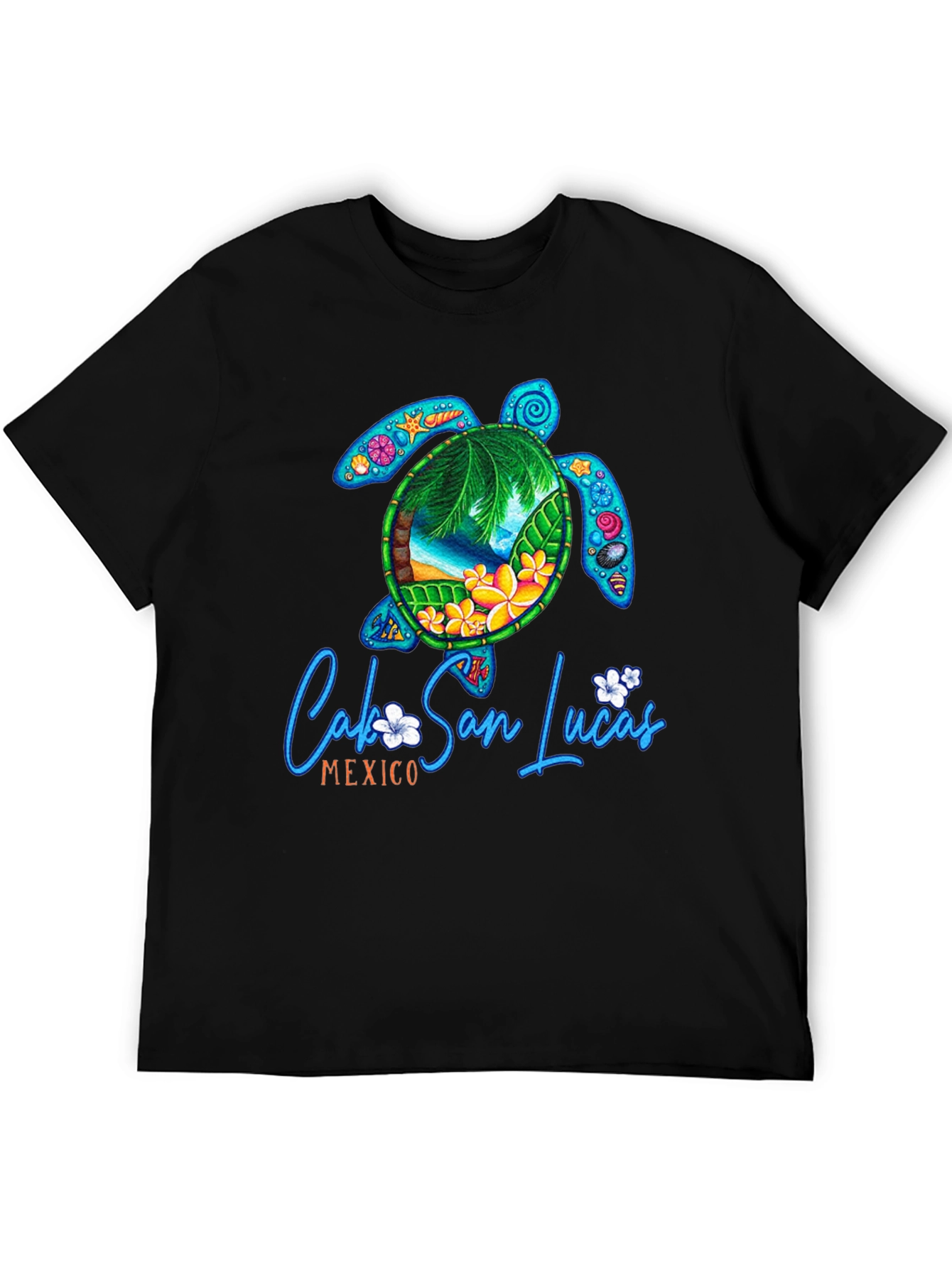 Cabo San Lucas Mexico Turtle Graphic T-Shirt
