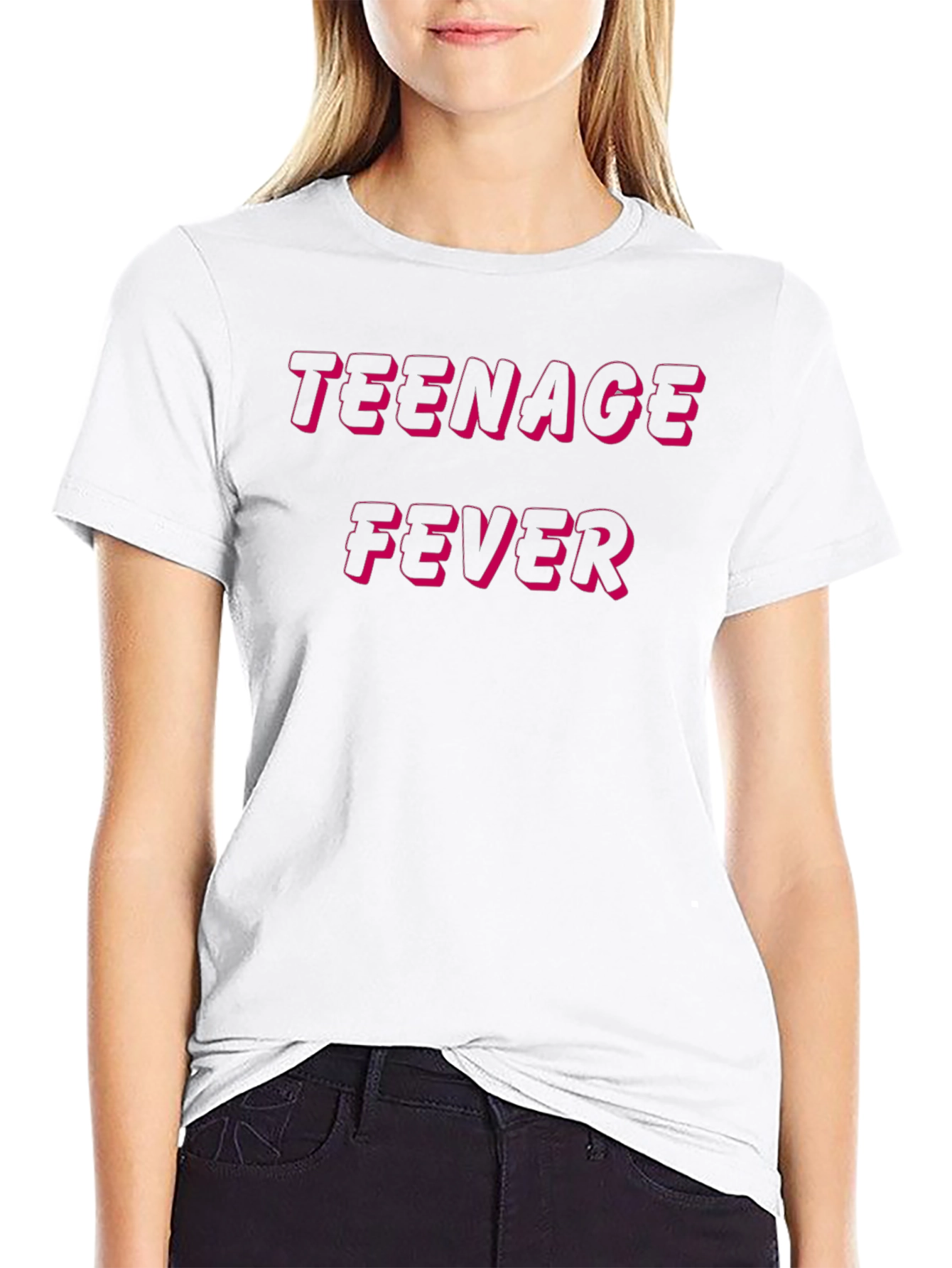 Teenage Fever Graphic Tee - Trendy Casual Style