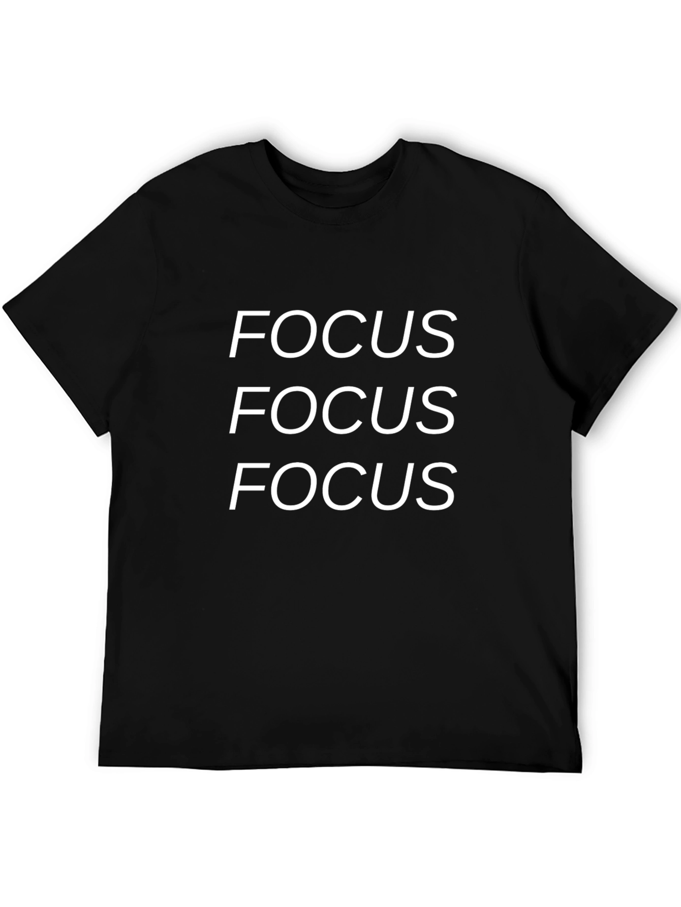 Focus Graphic Tee - Black T-Shirt