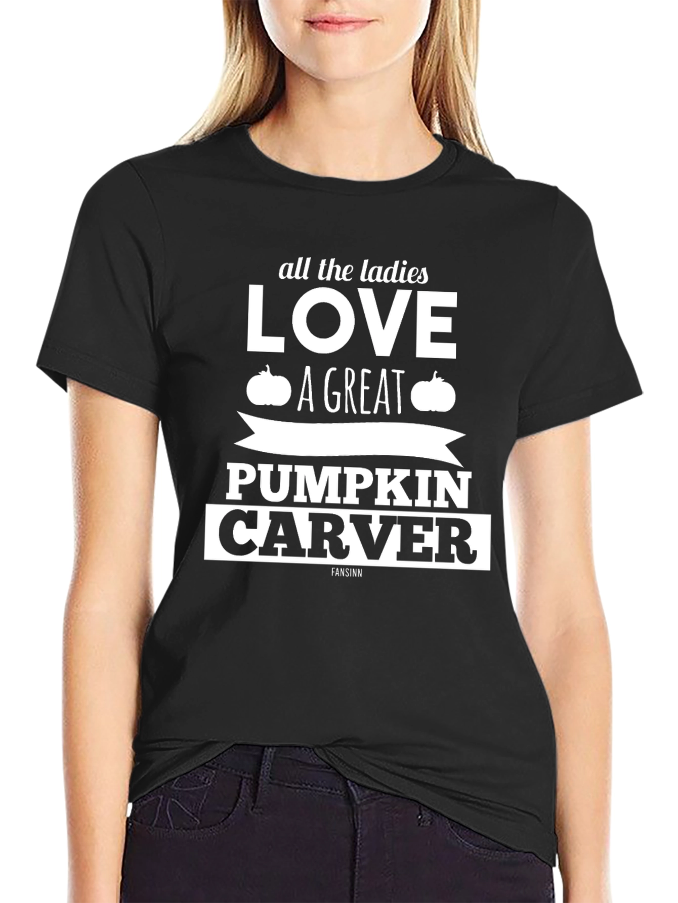 Pumpkin Carver Graphic Tee - Halloween Style