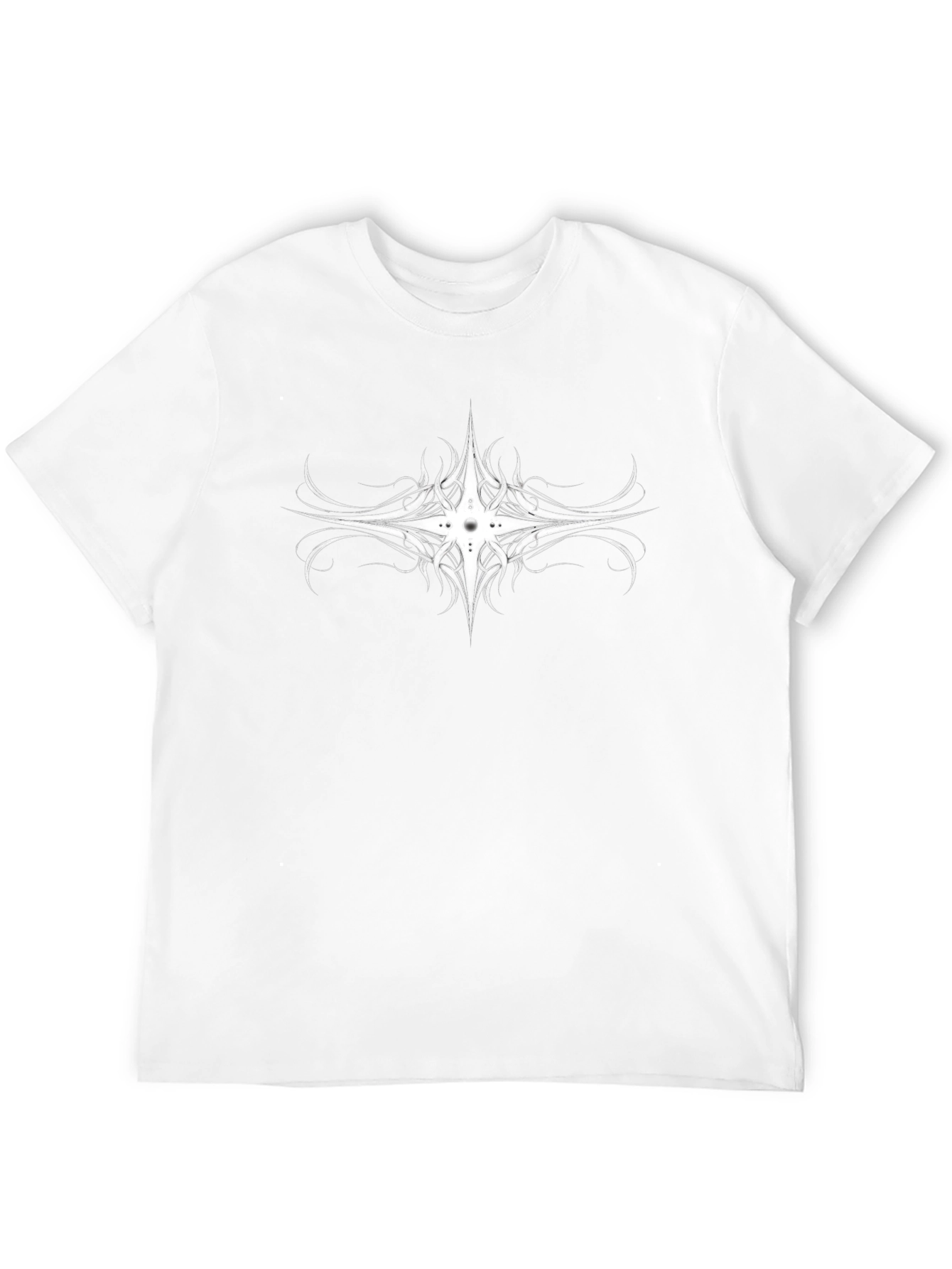 Black T-Shirt with Graphic Print