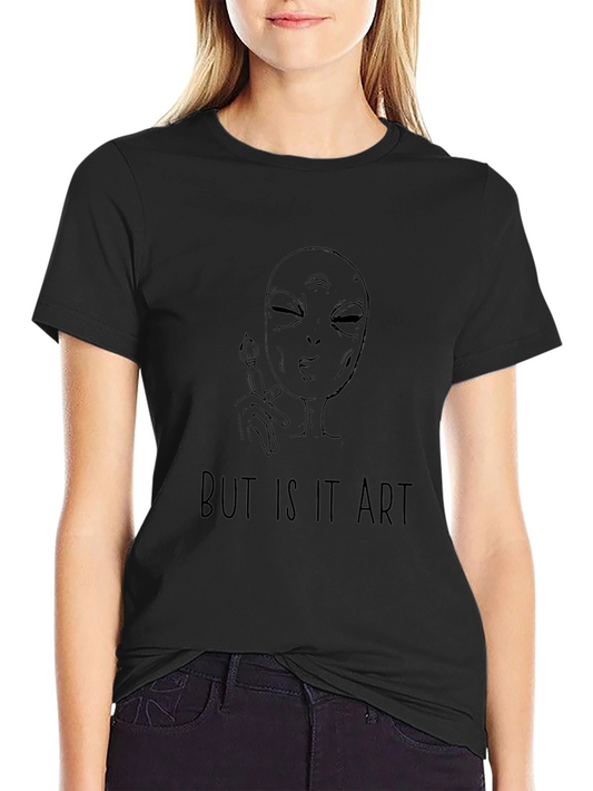 Alien Artist T-Shirt - But Is It Art? Funny Tee