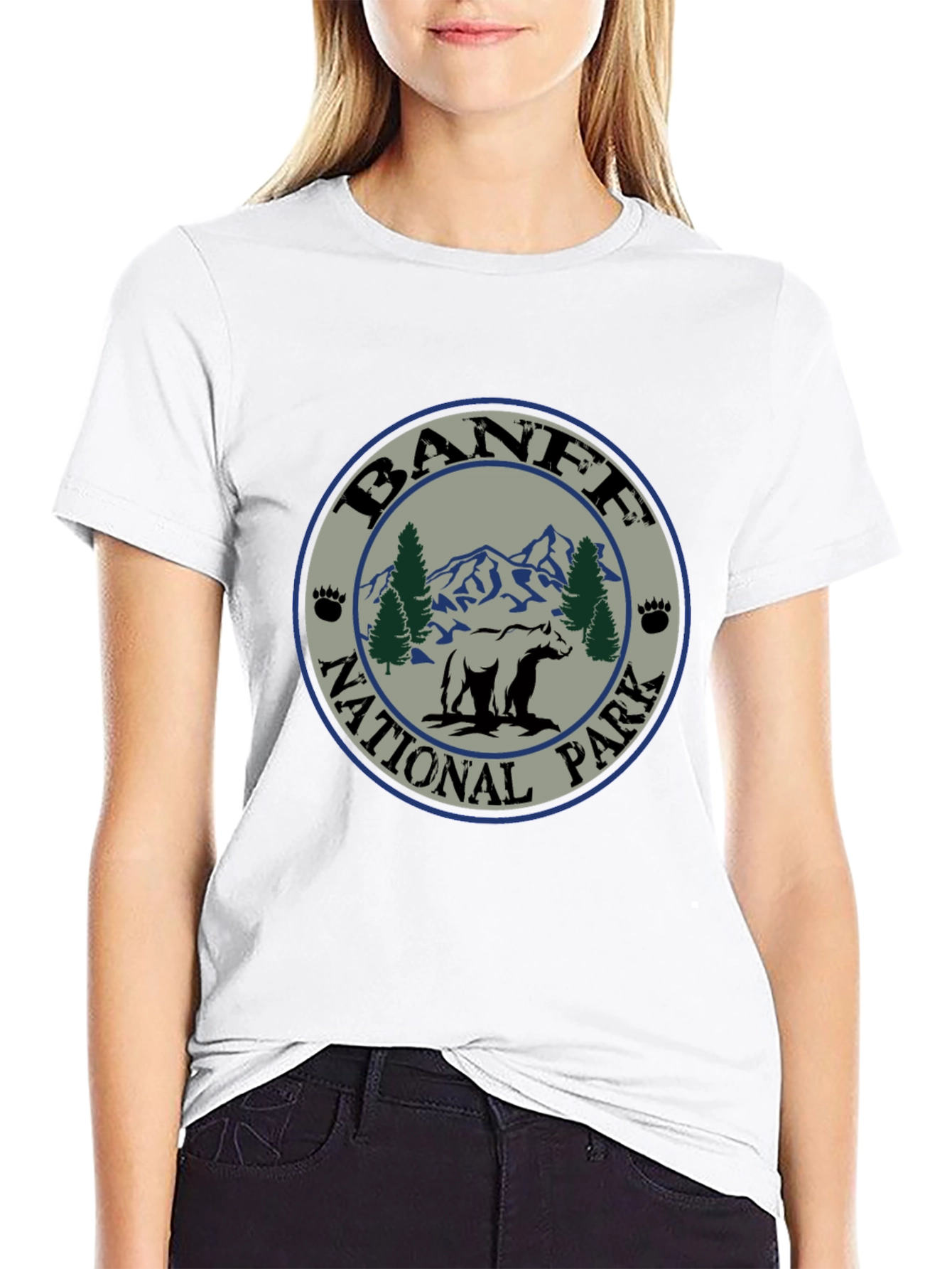 Banff National Park Bear T-Shirt - Nature Adventure Tee