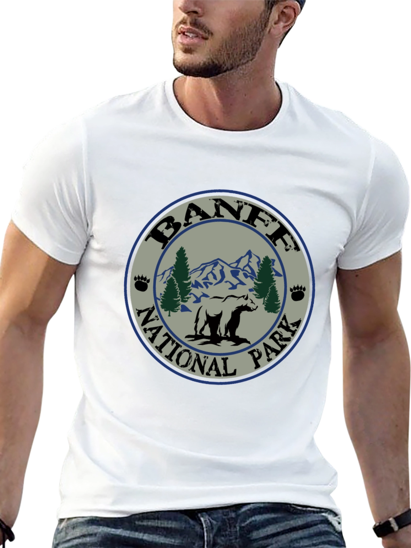 Banff National Park Bear T-Shirt - Nature Adventure Tee