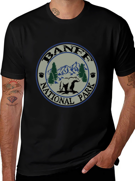 Banff National Park Bear T-Shirt - Nature Adventure Tee