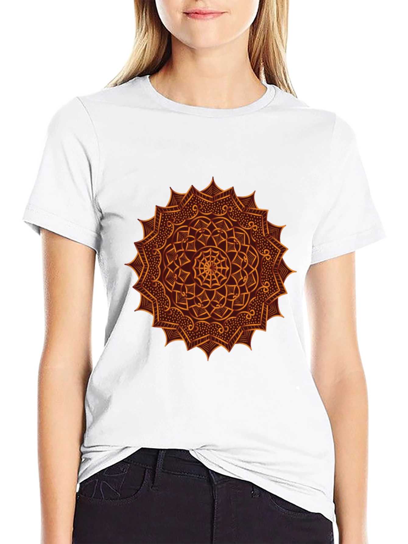 Mandala Graphic Tee - Black